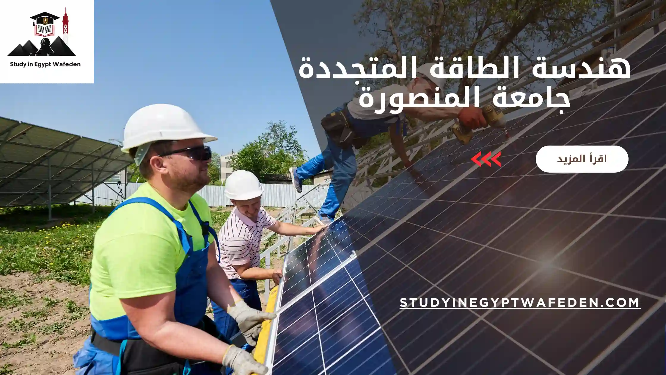 هندسة الطاقة المتجددة جامعة المنصورة