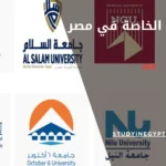 الجامعات الخاصة في مصر