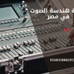 دراسة هندسة الصوت في مصر
