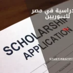منح دراسية في مصر للسوريين