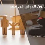 دراسة القانون الدولي في مصر